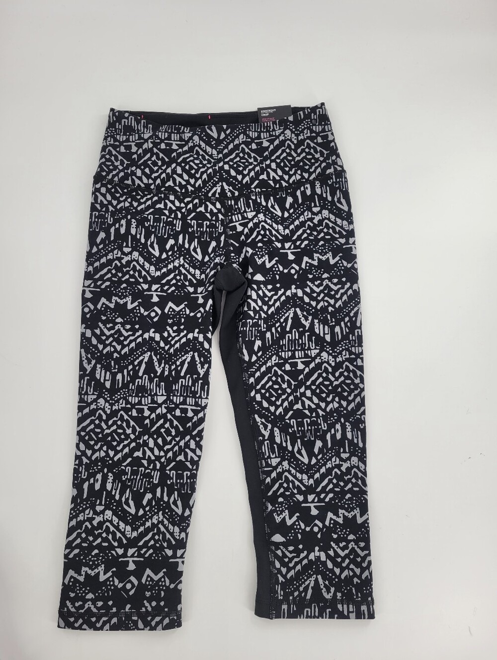 Victoria's Secret Black Gray Cropped Leggings Size XS New